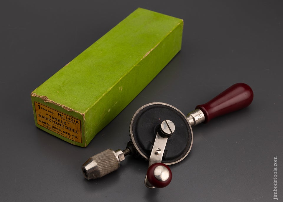 “YANKEE” Radio Hand Drill No. 1431A Mint in Box - 