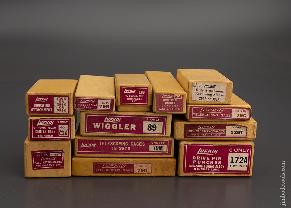 13 LUFKIN Tools Mint in Boxes - 101699