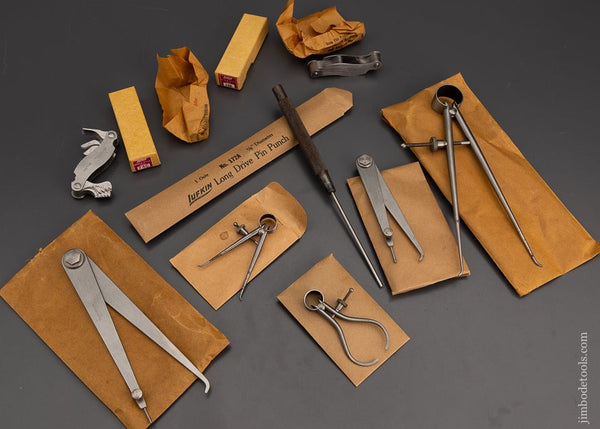 8 LUFKIN Tools - All Mint in - 101701