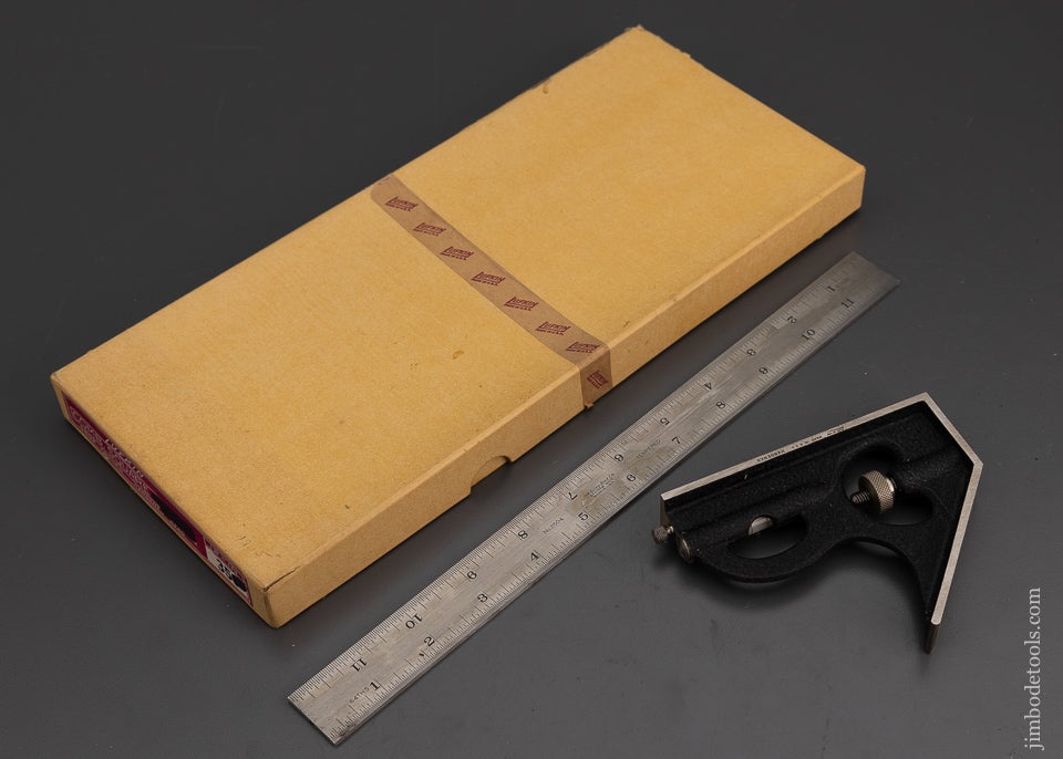 LUFKIN 12 Inch Combination Square Set Near Mint Unused in Original Box - 1101708