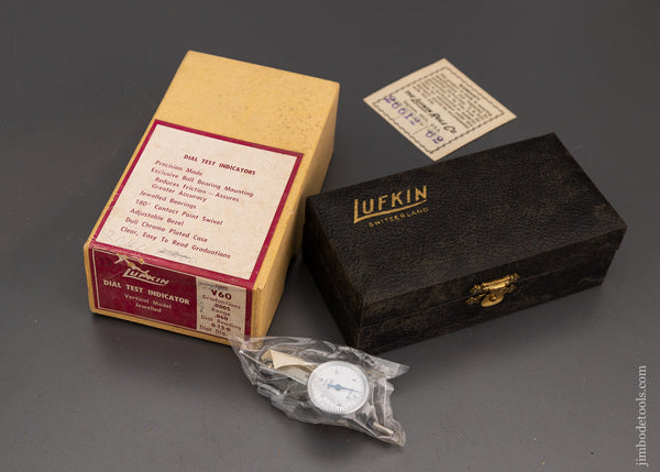LUFKIN V60 Dial Test Indicator Mint in Box - 101730