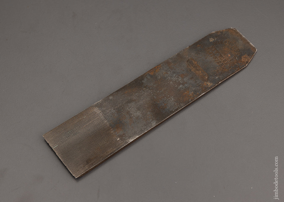 Excellent Toothing Plane Iron CLEFF & CO. 1 1/2 Inch - 101783