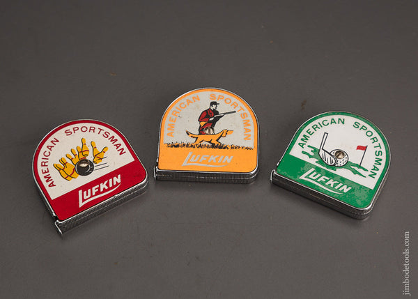 All 3 LUFKIN American Sportsman Tapes Mint - 101785