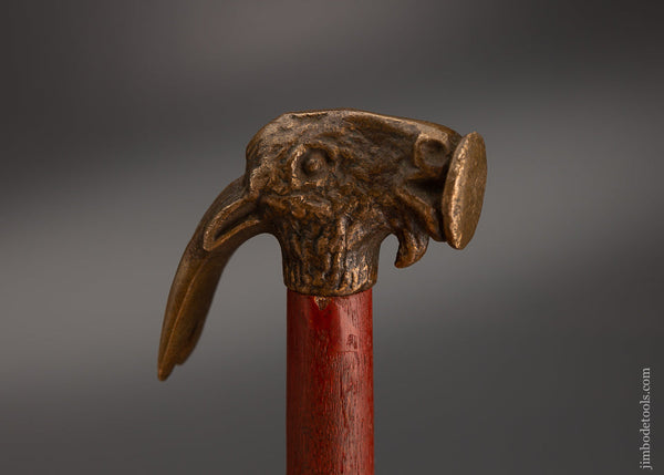 Rare MITTELDORFER STRAUS PATENT Goat Head Hammer - 101810