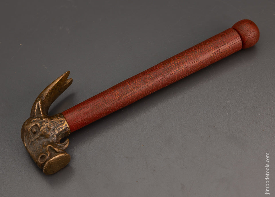 Rare MITTELDORFER STRAUS PATENT Goat Head Hammer - 101810