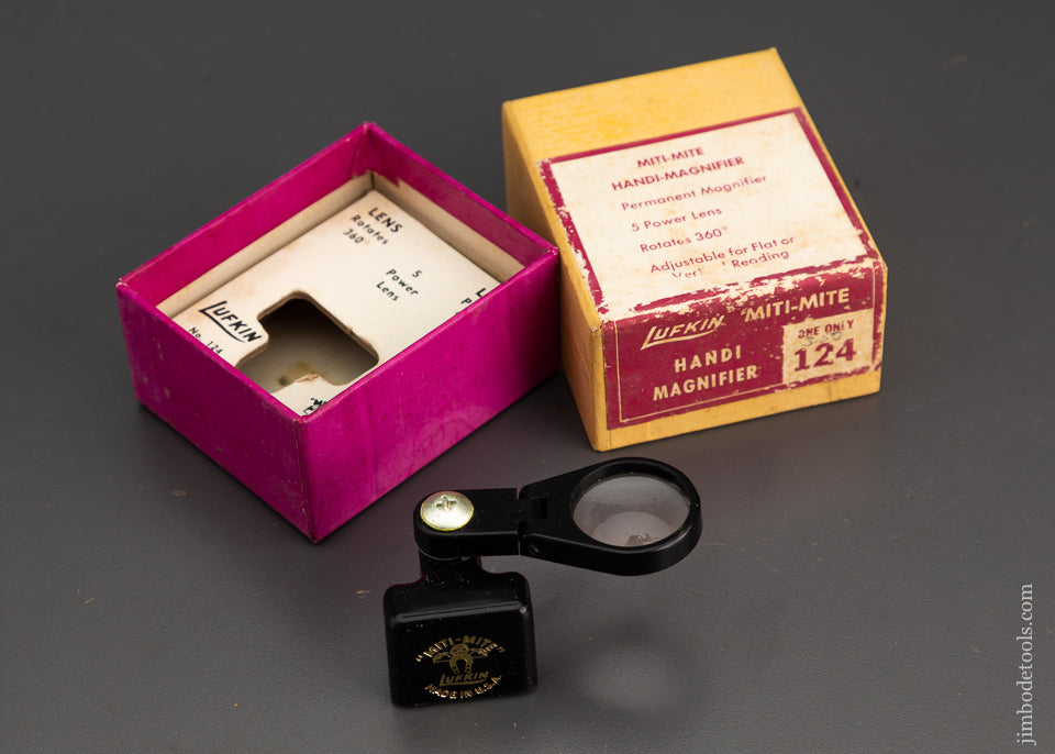 LUFKIN Hands Magnifier No. 124 in Box - 101862