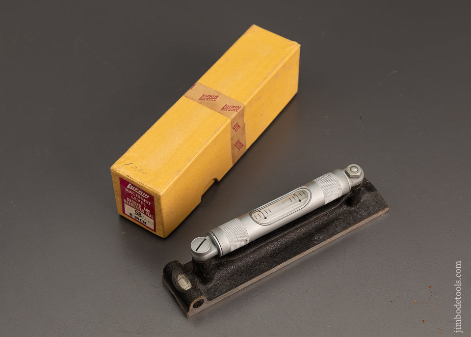LUFKIN No. 58 Machinist Level in Box 6 Inch - 101863