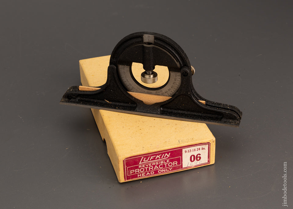 LUFKIN 06 Reversible Protractor Head in Box - 101869