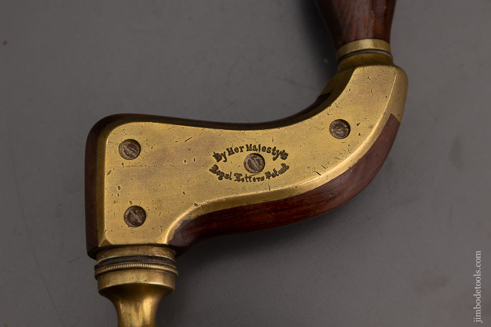 Rare & Fine MARPLES Rosewood ULTIMATUM Bit Brace - 101900