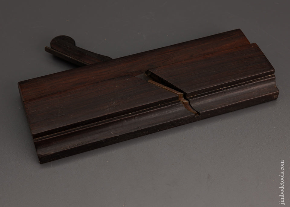 Solid Rosewood Quarter Round Moulding Plane Fine Unmarked - 101901
