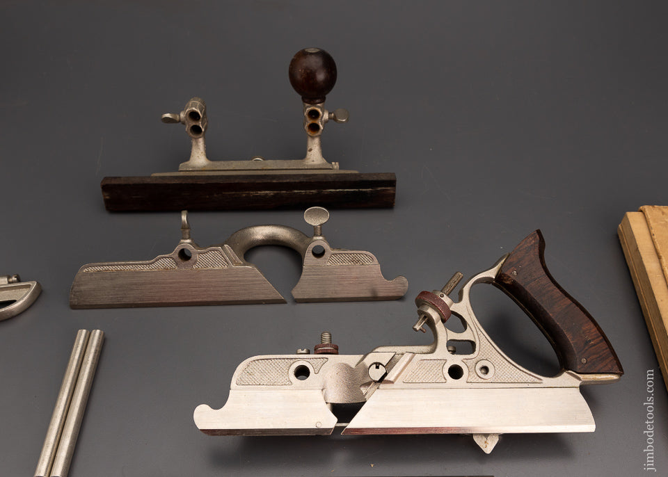 100% Complete & Near Mint STANLEY No. 45 Combination Plow Plane (for M. WARD) - 101903