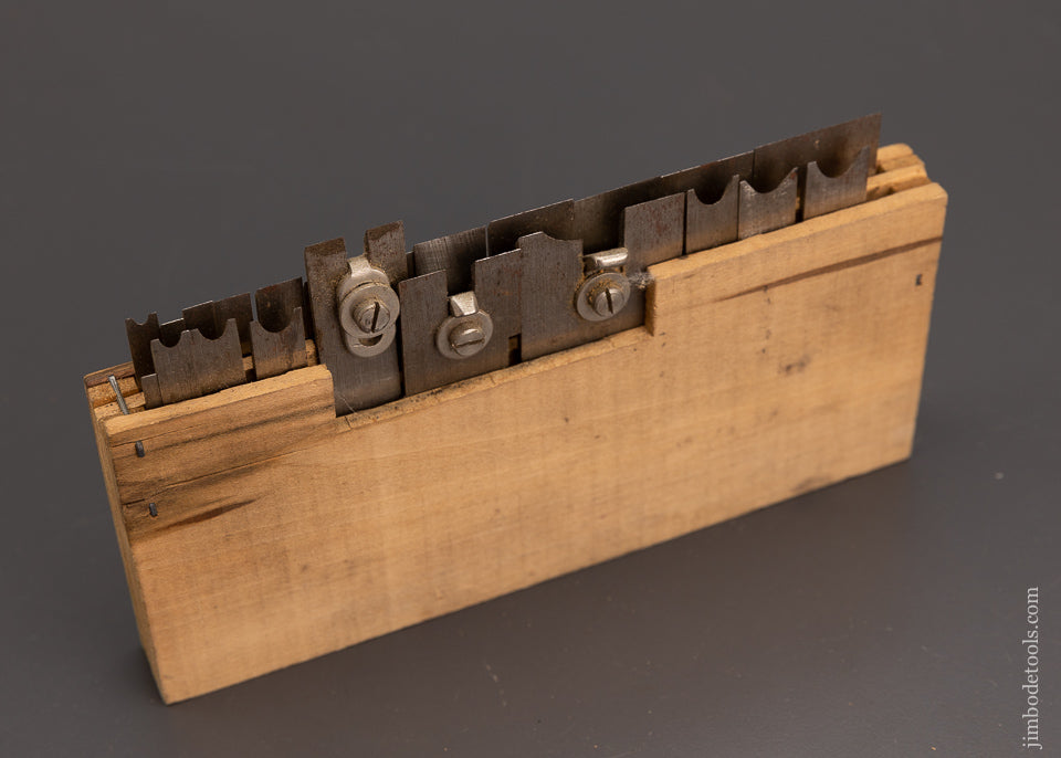 100% Complete & Near Mint STANLEY No. 45 Combination Plow Plane (for M. WARD) - 101903