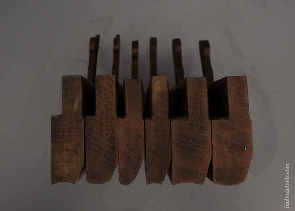 Graduated Set of Hollow & Round Planes by MOSELEY - 101907