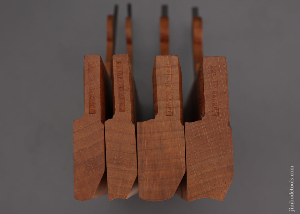 Dead Mint Set of 4 Hollow & Round Planes by Modern Maker PHILLY PLANES - 101926