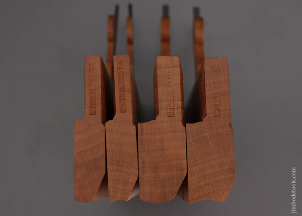 Dead Mint Set of 4 Hollow & Round Planes by Modern Maker PHILLY PLANES - 101926