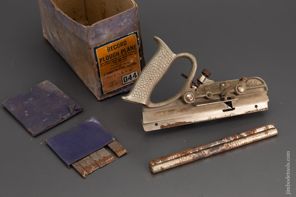 RECORD No. 044 Plough/Plow Plane 100% COMPLETE in Partial Box - 101935