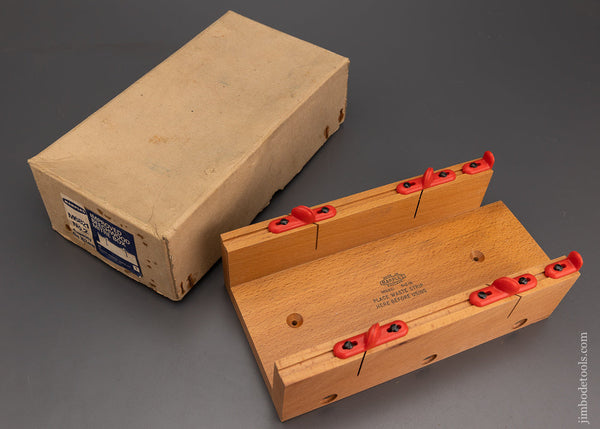 MARPLES Beech Wood Miter Box Mint in Box - 101957