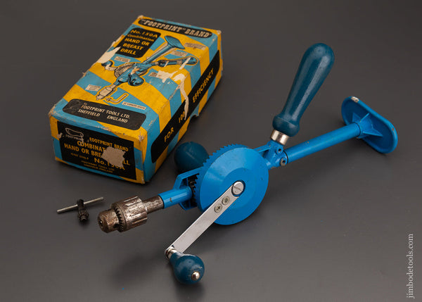 Serious Hand Drill Mint in Box FOOTPRINT No. 150A - 101969