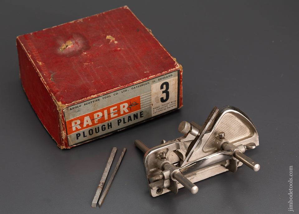 RAPIER No. 3 Plough Plane 100% Complete Mint in Box - 102006