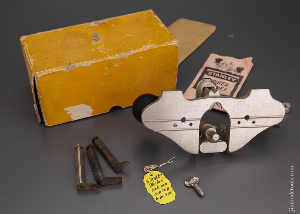 100% Complete! STANLEY No. 71 Router Plane Mint in Box - 102007