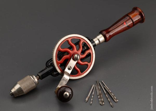 Extra Fine MILLERS FALLS No. 2A Hand Drill with Partial Decal - 102033