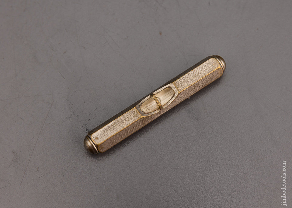 Fancy 2 1/2 Inch Nickeled Pocket Level - 102043