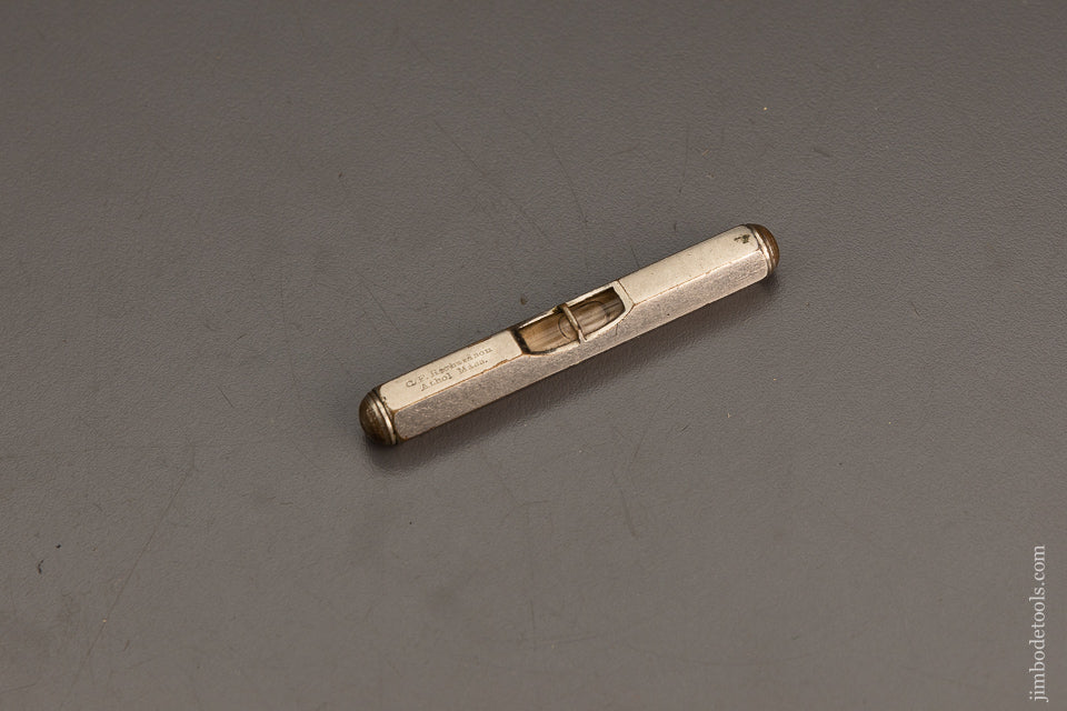 Rare C.F. RICHARDSON Athol, Mass. 2 1/2 Inch Pocket Level - 102044