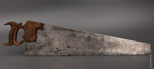 Early DISSTON Pre-Son EAGLE Logo No. 7 Rip Hand Saw - 102061 – Jim Bode ...
