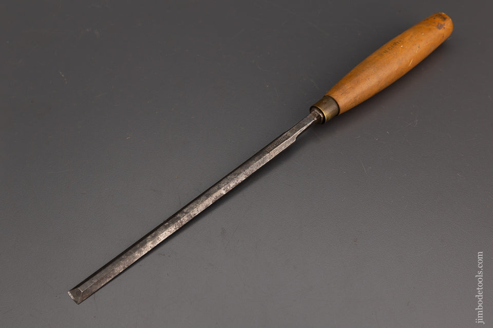 Long, Thin 7/16 x 12 3/4 Inch Paring Chisel with Boxwood Handle STORMONT - 102087