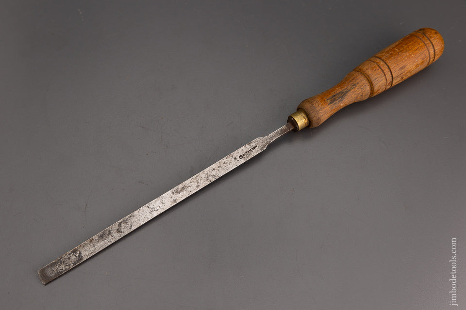 Long, Thin 1/2 x 14 1/4 Inch Paring Chisel with Beech Handle MATHIESON - 102088