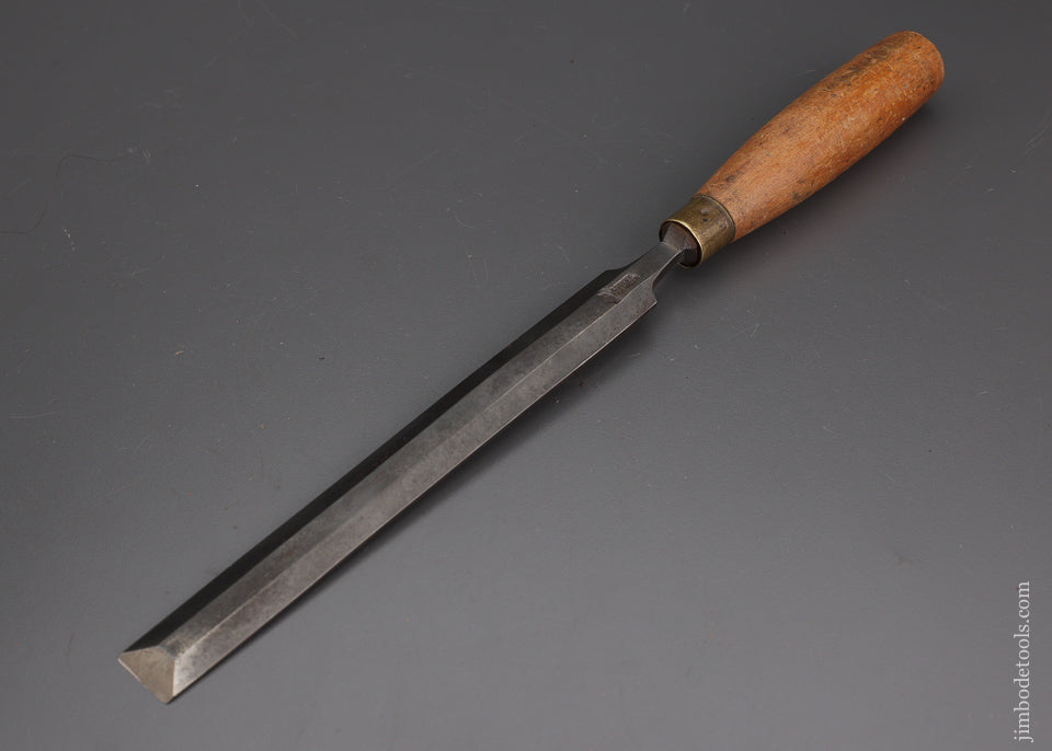 Long, Thin 7/8 x 14 1/2 Inch Paring Chisel with Beech Handle SORBY - 102091