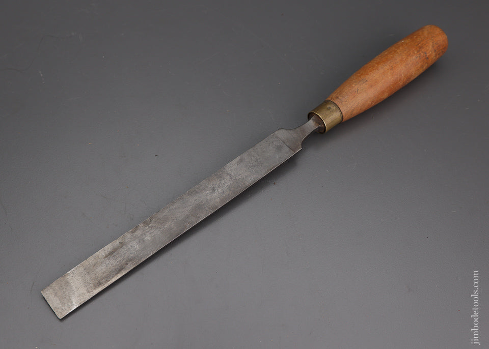 Long, Thin 7/8 x 14 1/2 Inch Paring Chisel with Beech Handle SORBY - 102091