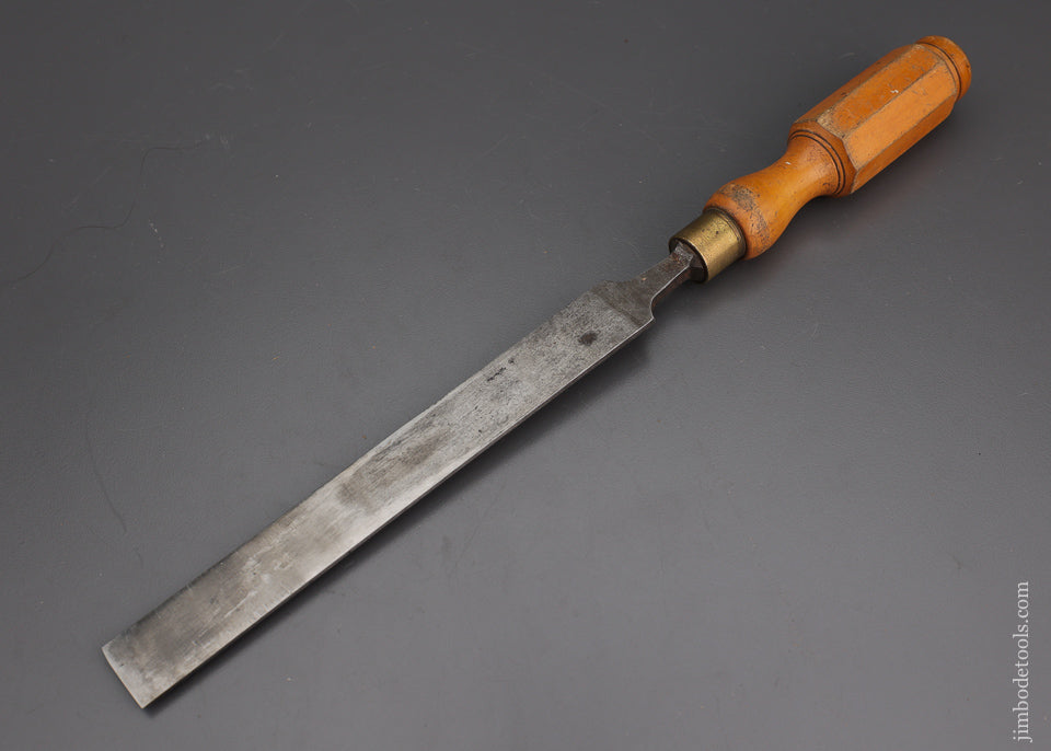 Long, Thin 1 x 15 Inch Paring Chisel with Boxwood Handle - 102099