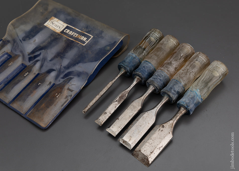 Set of 5 CRAFTSMAN Chisels - 102112