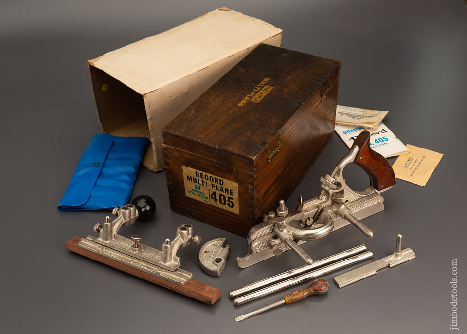 RECORD No. 405 Multi-Plane Plane 100% COMPLETE Dead Mint in Original Box -102114