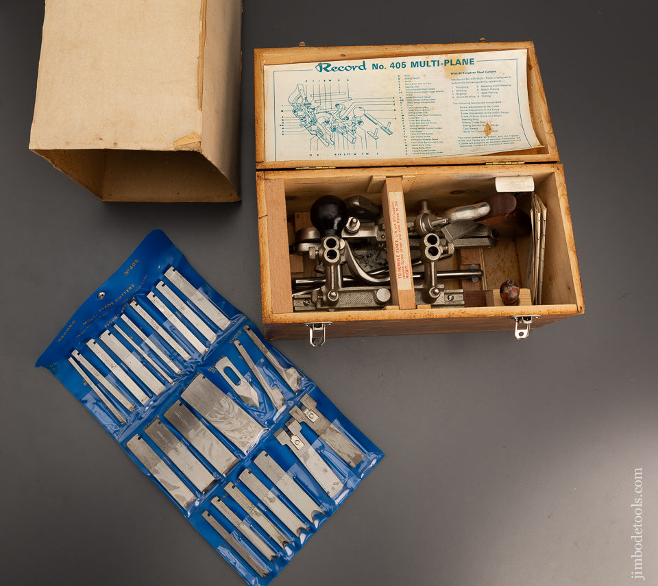 RECORD No. 405 Multi-Plane Plane 100% COMPLETE Dead Mint in Original Box -102114