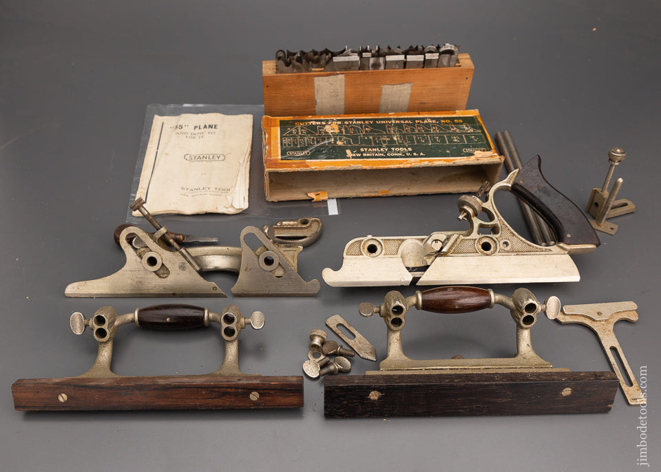 Extra Fine & 100% Complete STANLEY No. 55 Combination Plane - 102143