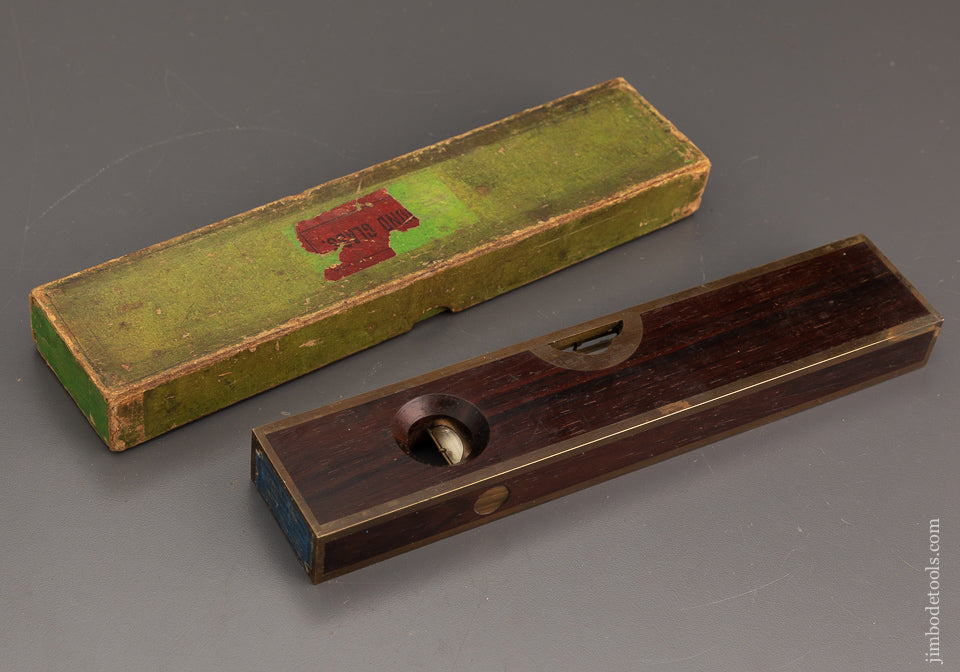 Mint in Box STRATTON BROS. No. 10 Rosewood Level 10 Inch - EXCELSIOR 102144