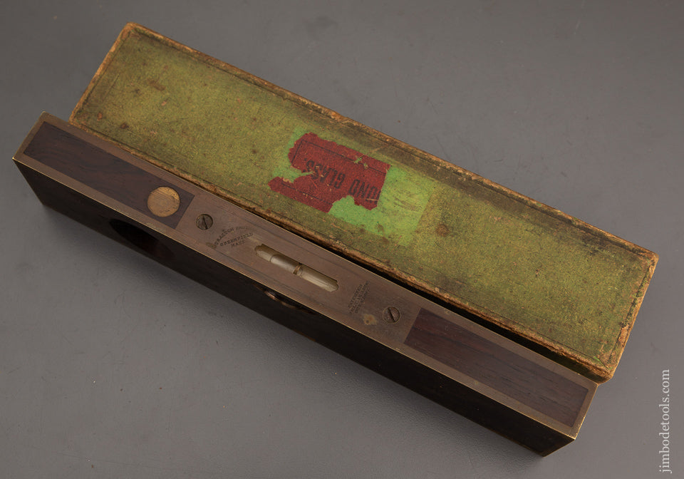 Mint in Box STRATTON BROS. No. 10 Rosewood Level 10 Inch - EXCELSIOR 102144
