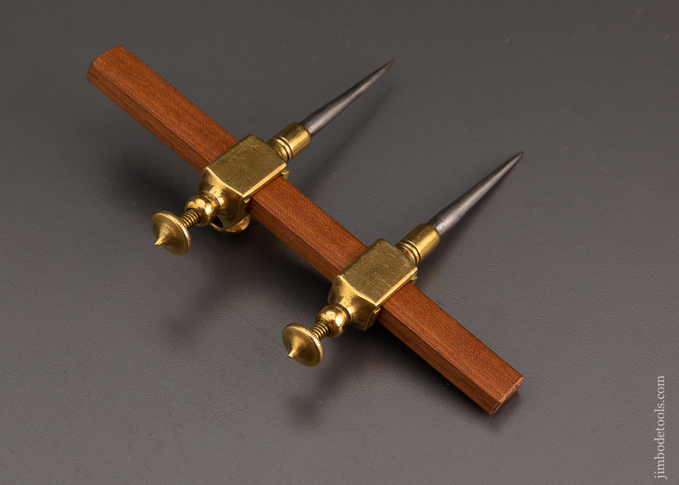 PRESTON (Unmarked) 4 5/8 Inch Brass Trammel Points - 102196