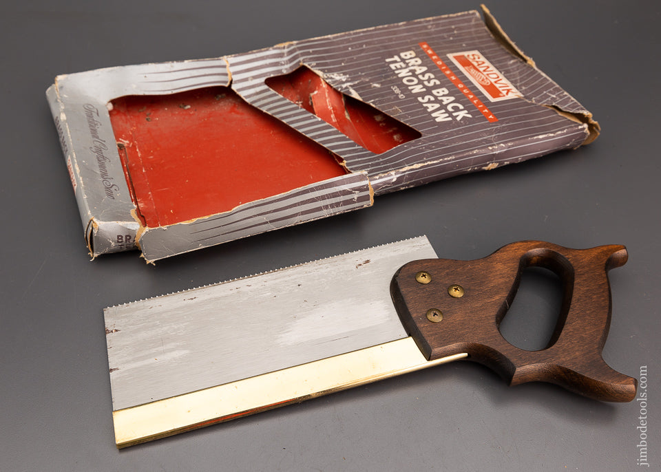 SANDVIK 14 Point 10 inch Brass Back Tenon Saw - 102208