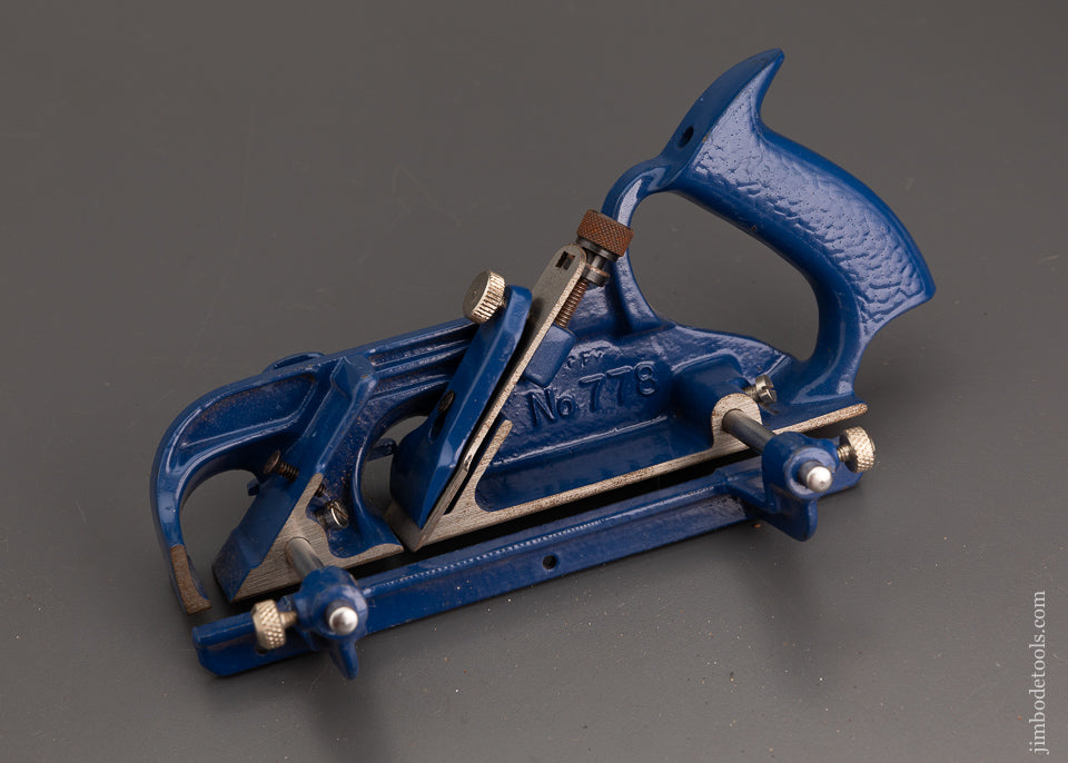 RECORD No. 778 Duplex Rabbet & Filletster Plane  Mint & Unused - 102211