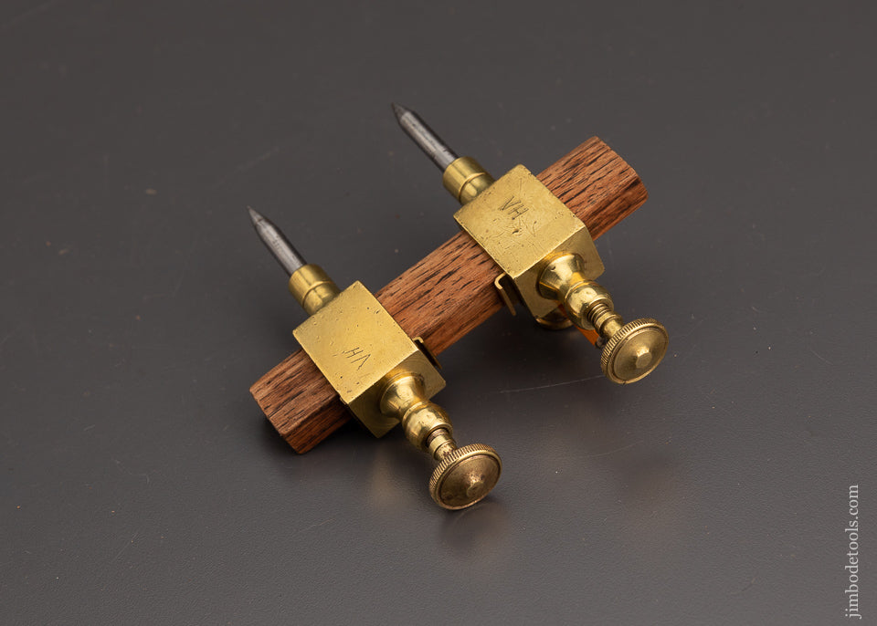 5 1/8 Inch Brass Trammel Points - 102222