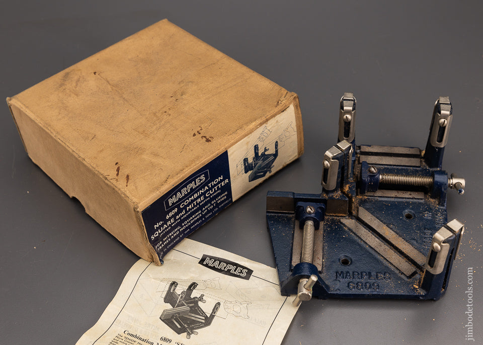 MARPLES No. 6809 Combination Square & Mitre Cutter in Box - 102227