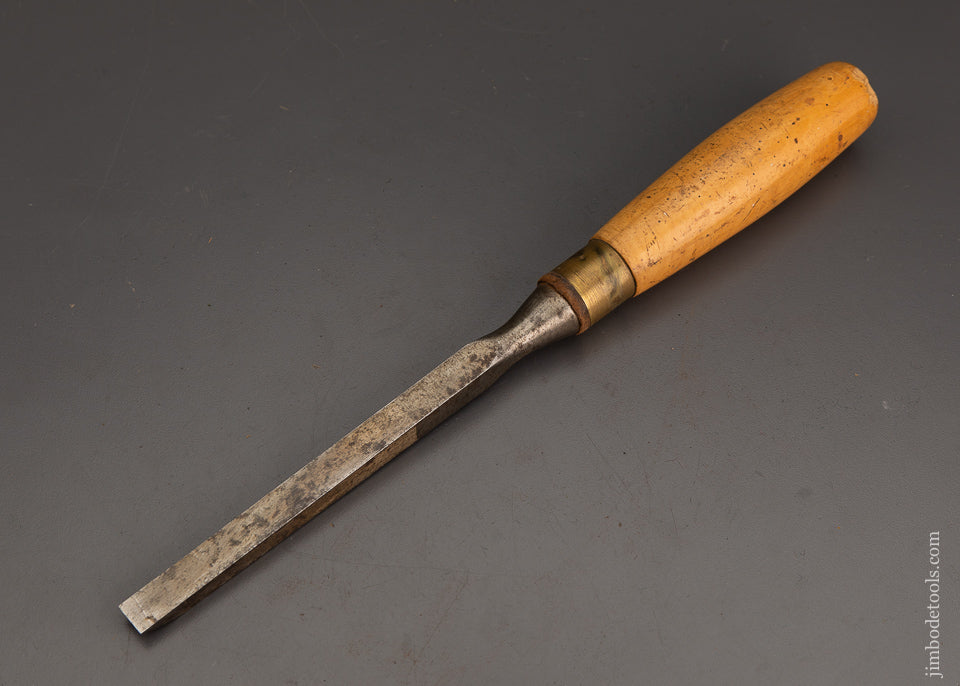 1/2 x 13 3/4 Inch Boxwood Handle Mortise Chisel I. SORBY - 102243