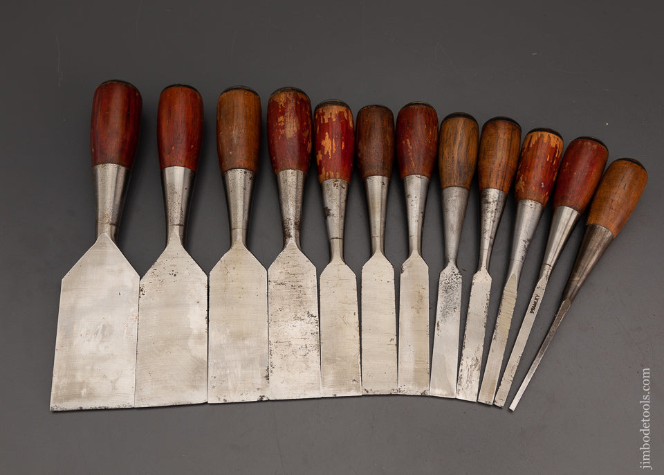 Complete Set of 12 STANLEY No. 50 Everlasting Chisels - 102275