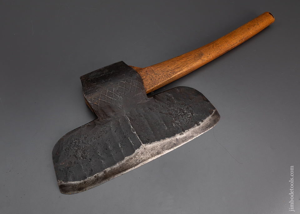 Monster HUDSON TOOL CO. Single Bevel Broad Axe Hewing Axe - 102284