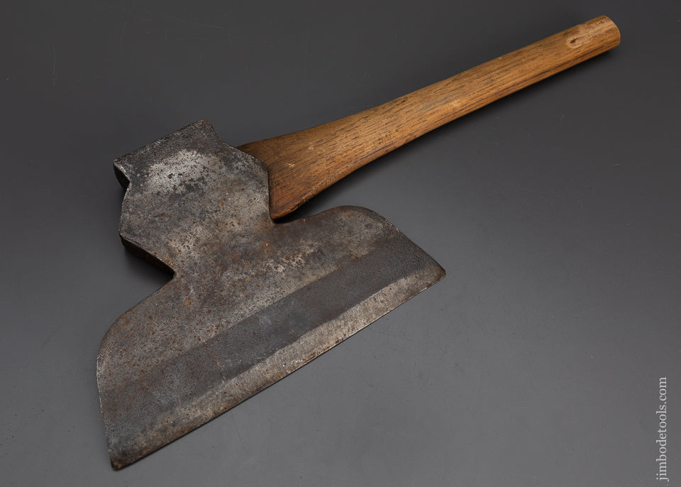 Very Nice BEATTY CHESTER PA Double Bevel Broad Axe Hewing Axe - 102286