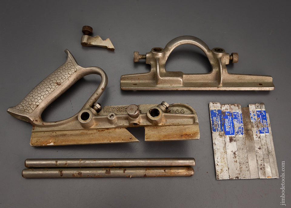 RECORD No. 044 Plow Plane with all 8 Cutters and no stops - 102309