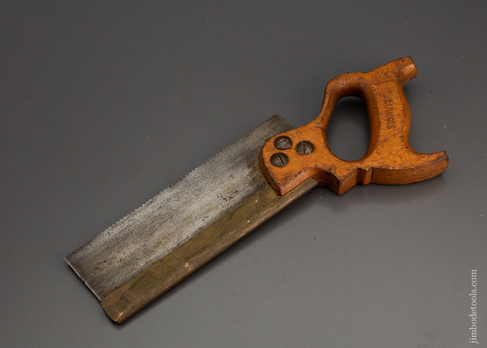 Fine Brass Back Dovetail Saw 8 Inch Just Sharpened - 102323